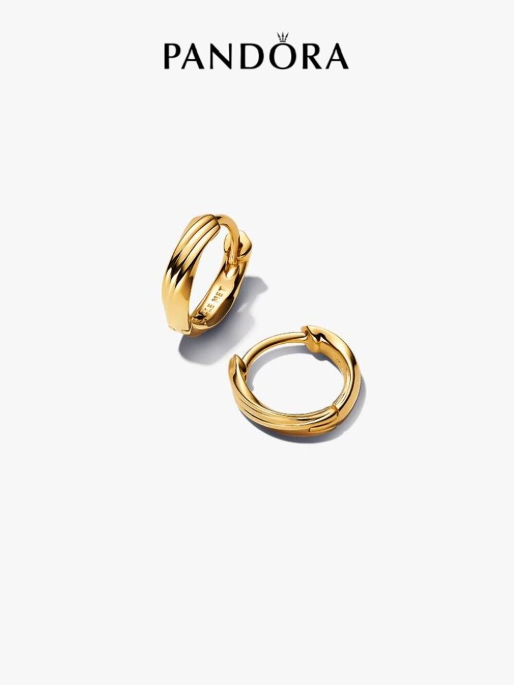 Pandora Twisted Huggie Earrings